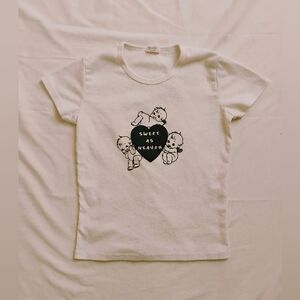 Brandy Melville angel baby tee